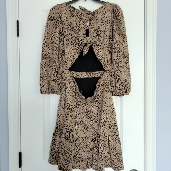 NWT Sz 14 Anthro Animal Print Dress - Picture 16 of 16